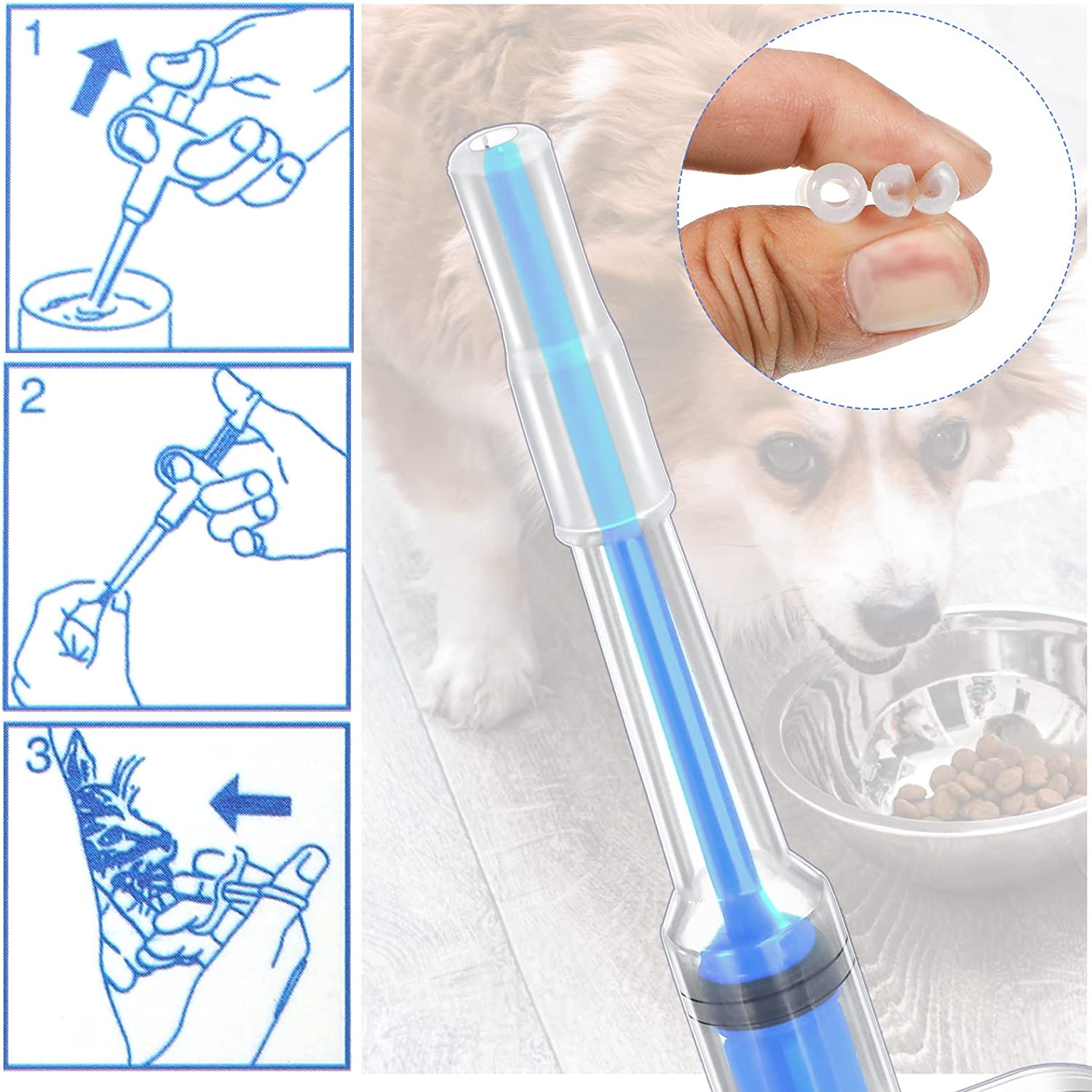 Foto 5 pulgar | Dispensador De Píldoras Para Perros Pet Pill Shooter, Jeringa Para Alimentación De Gatos - Venta Internacional.