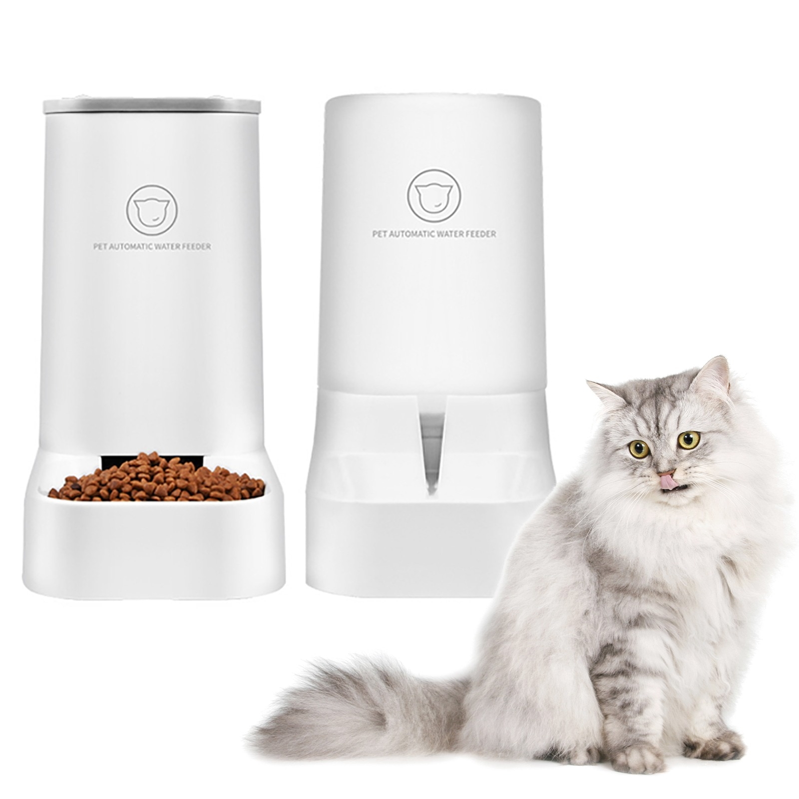 Foto 2 pulgar | Alimentador Automático Y Dispensador De Agua Para Perros Y Gatos - Venta Internacional.