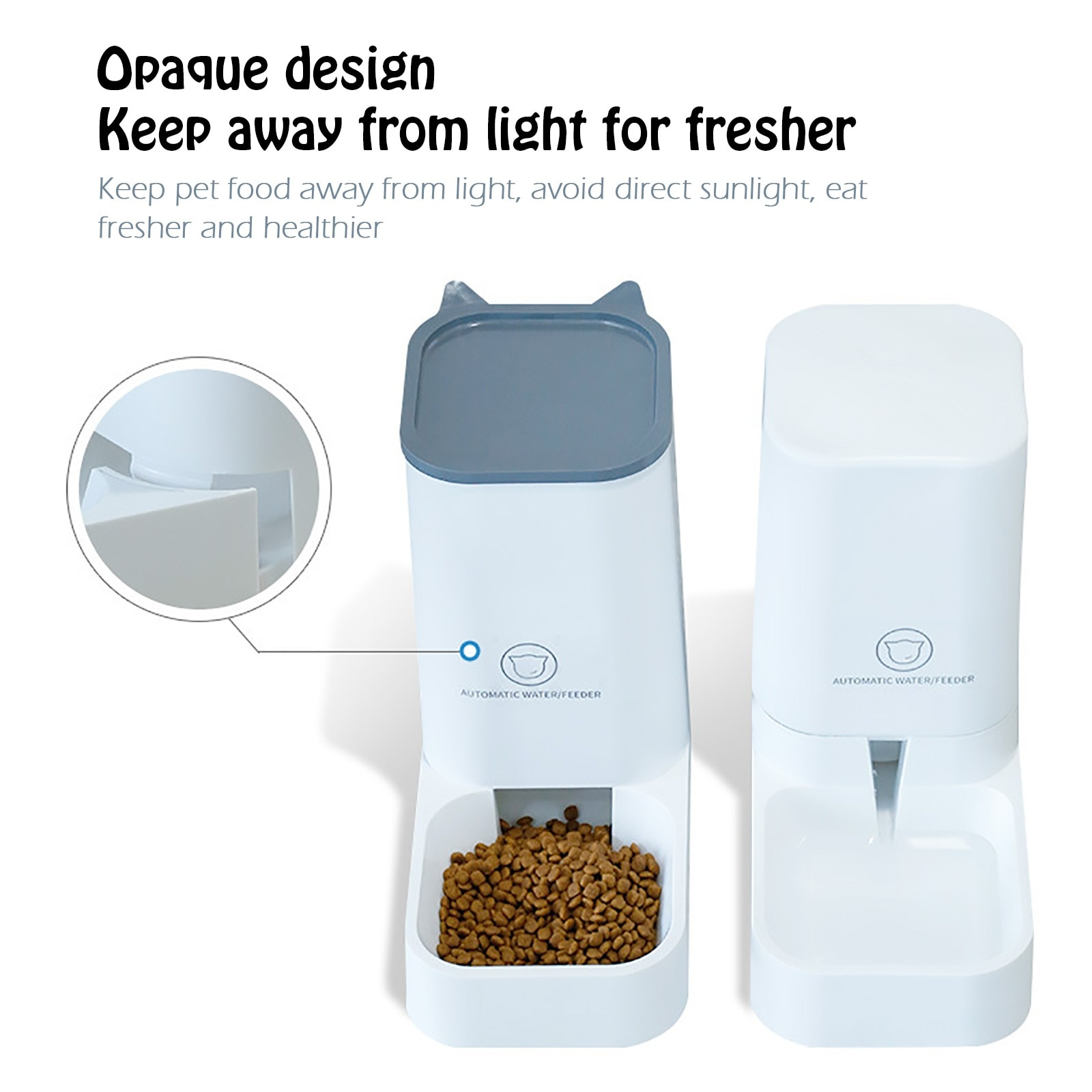 Foto 5 pulgar | Alimentador Automático Y Dispensador De Agua Para Perros Y Gatos - Venta Internacional.