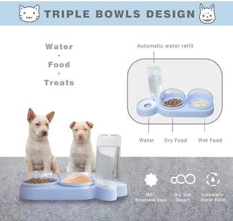 Foto 3 | Dispensadores De Comida Para Gatos, Comederos Automáticos Para Mascotas, 500 Ml - Venta Internacional.