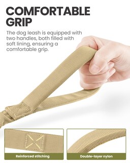 Foto 2 | Correa Elástica Para Perros Outdoormaster, De Alta Resistencia, Absorción De Impactos - Venta Internacional.