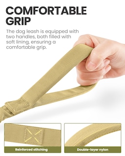 Foto 2 | Correa Elástica Para Perros Outdoormaster, De Alta Resistencia, Absorción De Impactos - Venta Internacional.