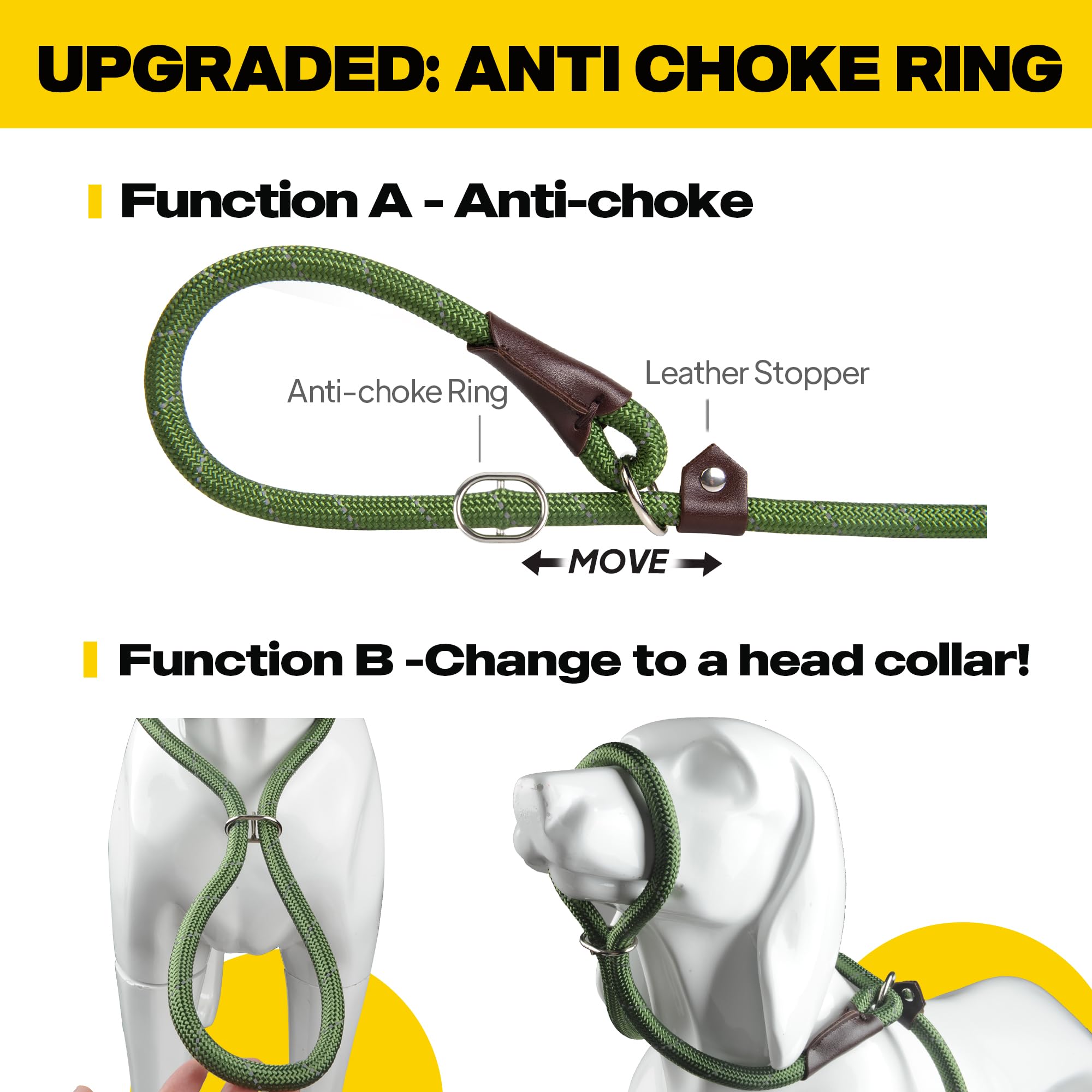 Foto 4 pulgar | Cordones Antideslizantes Para Perros Fida, Resistentes, Cómodos, De 4 Pies - Venta Internacional.