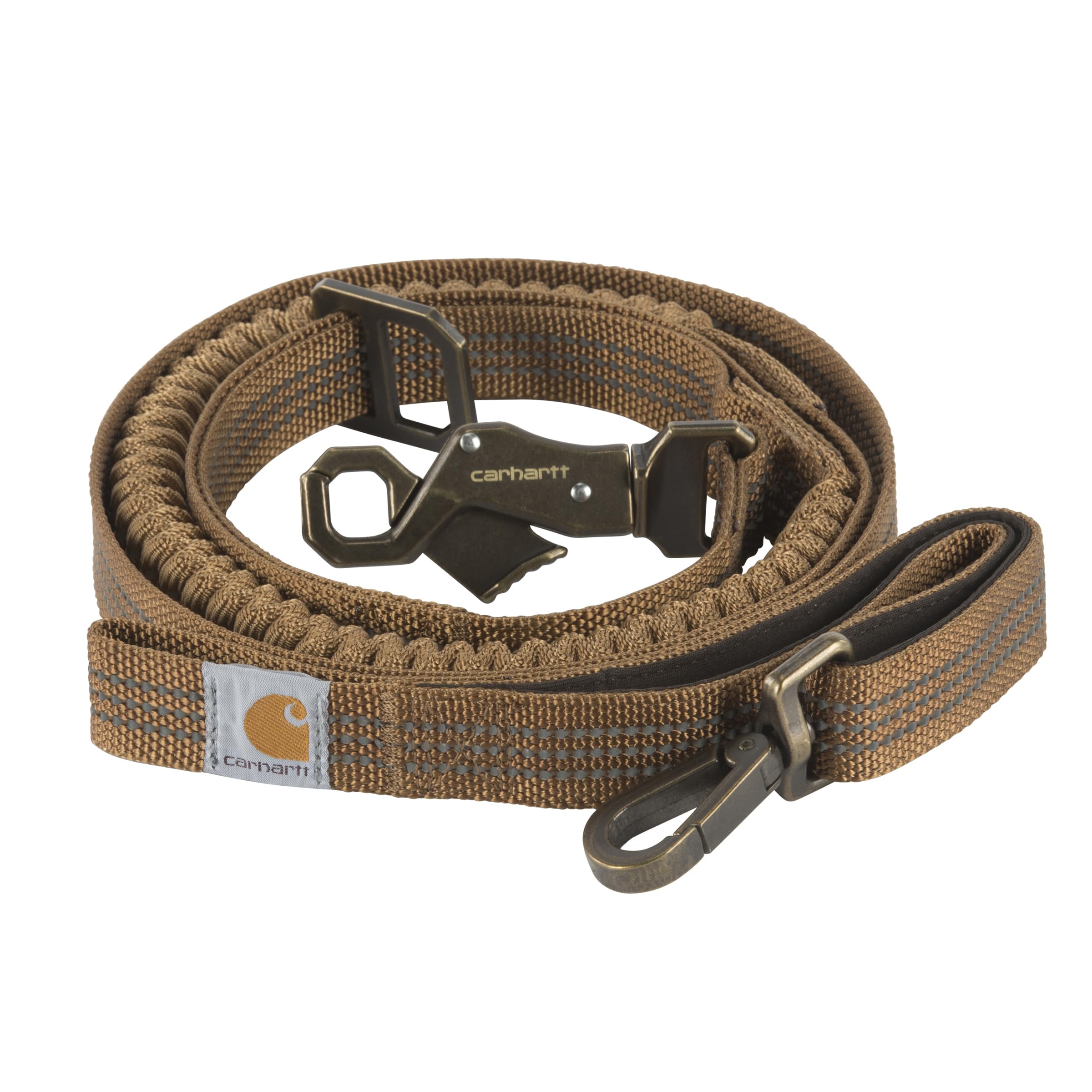 Foto 2 pulgar | Correa Para Perros Carhartt, Amortiguadora, Marrón Y Latón Cepillado - Venta Internacional.