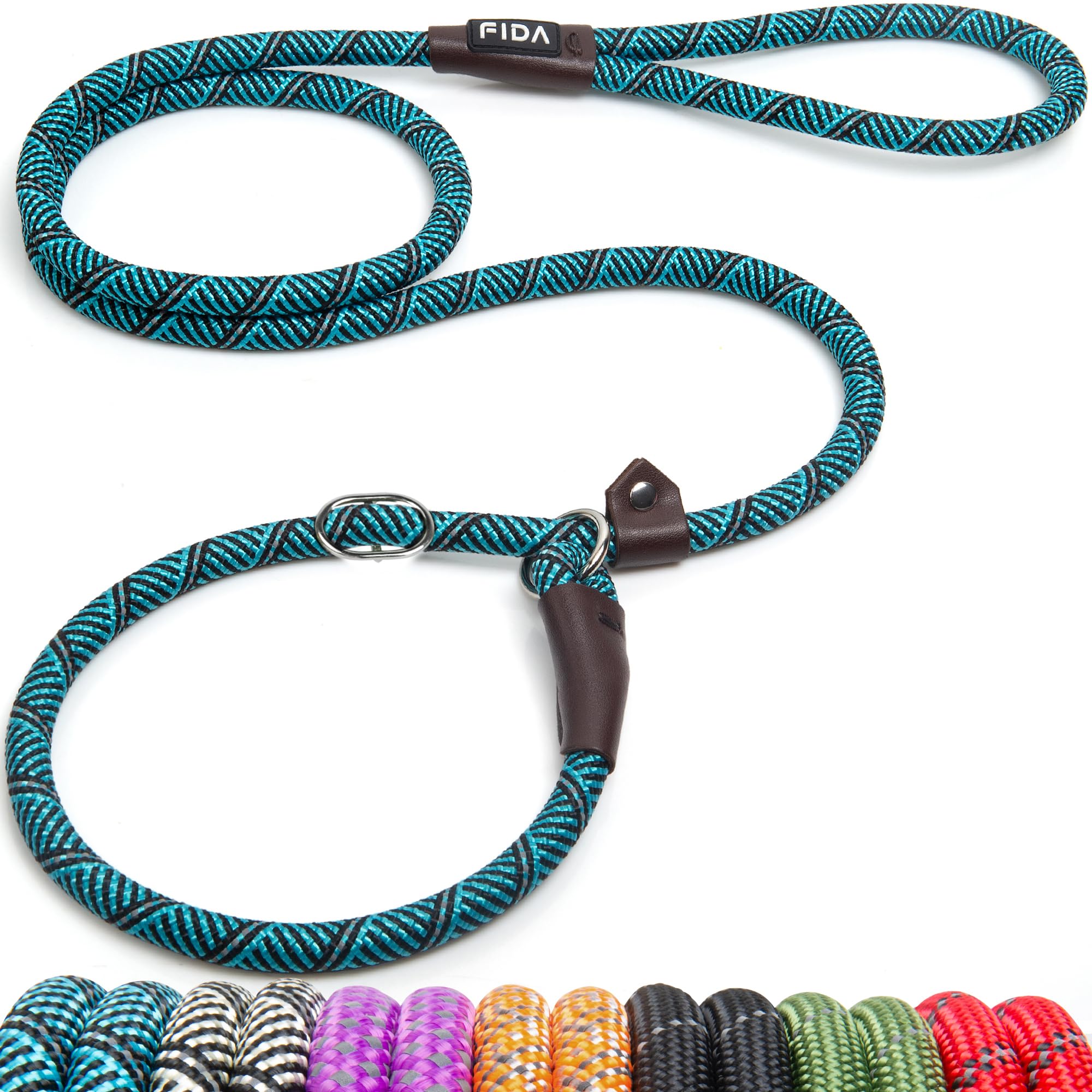 Foto 1 | Correa Para Perro Slip Lead Fida Durable De 1,8 M X 1,3 Cm De Nailon Azul - Venta Internacional.