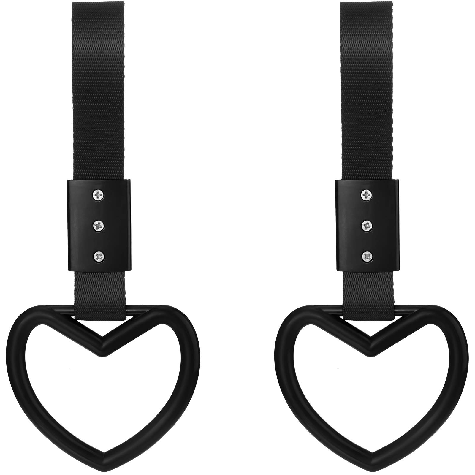 Foto 2 pulgar | Correas De Manija De Coche Con Anillos En Forma De Corazón Para Parachoques Trasero Warning X2 - Venta Internacional.