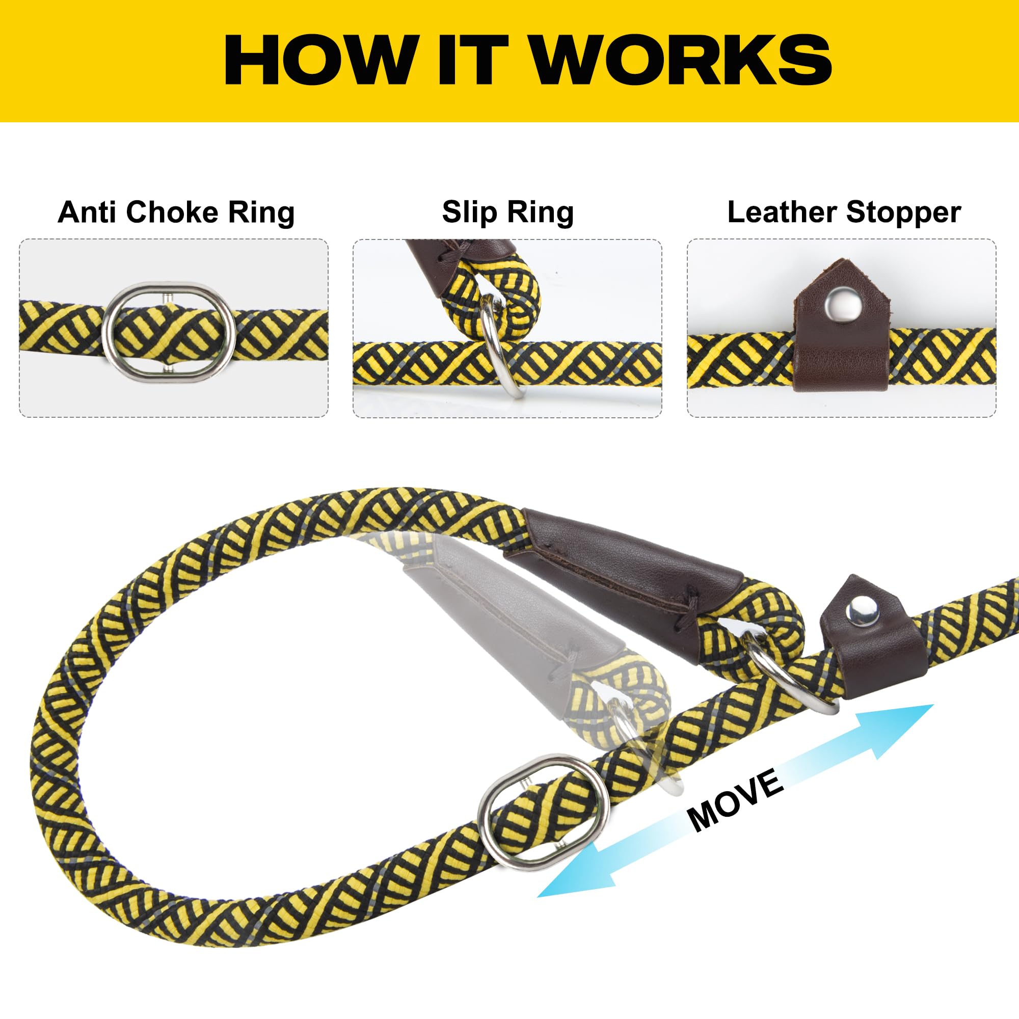 Foto 5 pulgar | Correa Para Perro Slip Lead Fida, Duradera, 1,8 M X 1,3 Cm, Muy Resistente - Venta Internacional.
