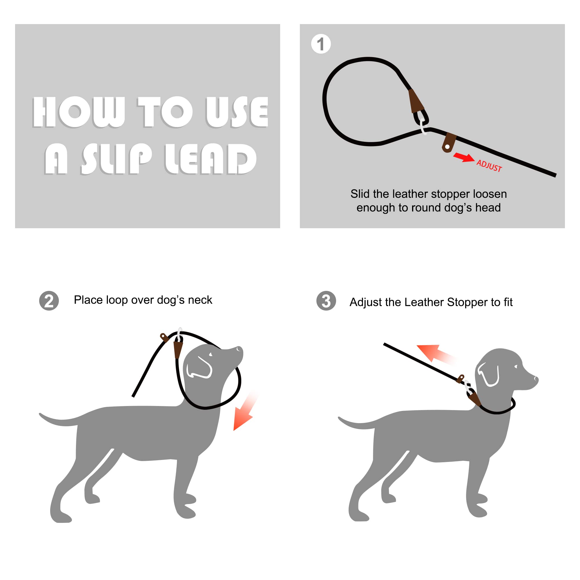 Foto 6 | Correa Para Perro Slip Lead Fida, Duradera, 1,8 M X 1,3 Cm, Muy Resistente - Venta Internacional.
