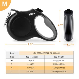 Foto 5 | Correa Retráctil Para Perros Fida Heavy Duty De 16 Pies Para Perros Pequeños Y Medianos - Venta Internacional.