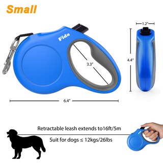 Foto 6 | Correa Retráctil Para Perros Fida De 16 Pies Para Perros O Gatos Pequeños De Hasta 12 Kg - Venta Internacional.