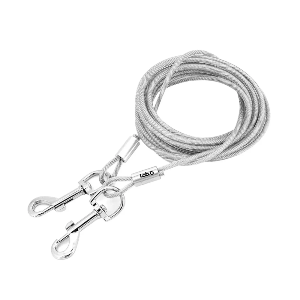 Foto 2 pulgar | Cable De Amarre Mascota Acero Lab.g  Plata