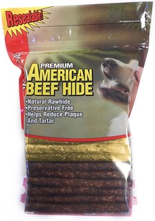 Foto 1 | Canine Chews Premios Para Perro Palitos De Carnaza 100% Res 100 Piezas (pollo)
