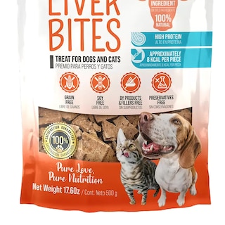 Foto 2 | Premio Para Mascotas Pure Nutrition Liver Bites 500gr