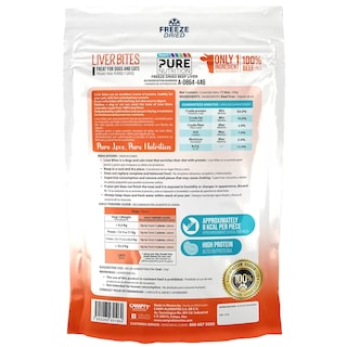 Foto 3 | Premio Para Mascotas Pure Nutrition Liver Bites 500gr