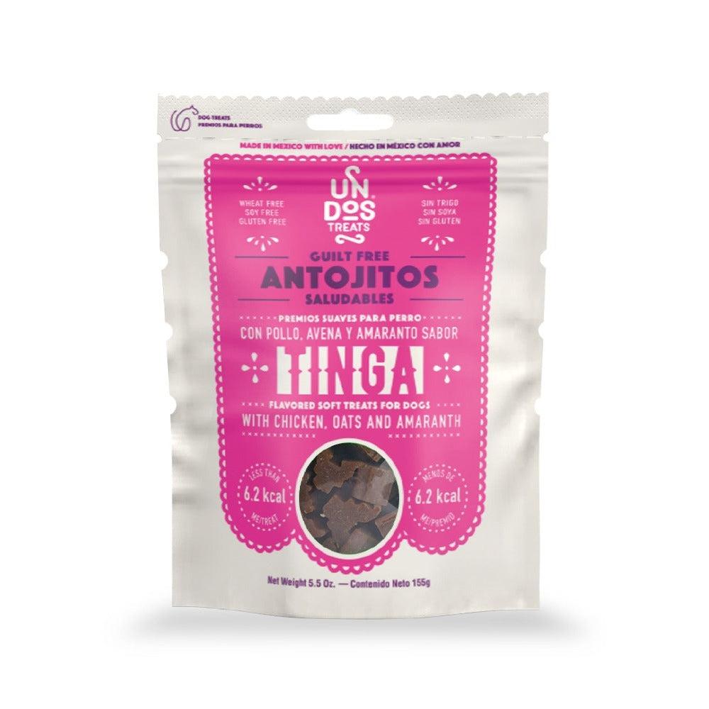 Foto 2 pulgar | Antojitos Saludables Para Perro Un Dos Treats Tinga 155 Gr