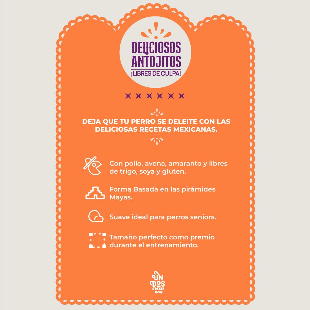 Foto 7 pulgar | Antojitos Saludables Para Perro Un Dos Treats Enchiladas 155 Gr