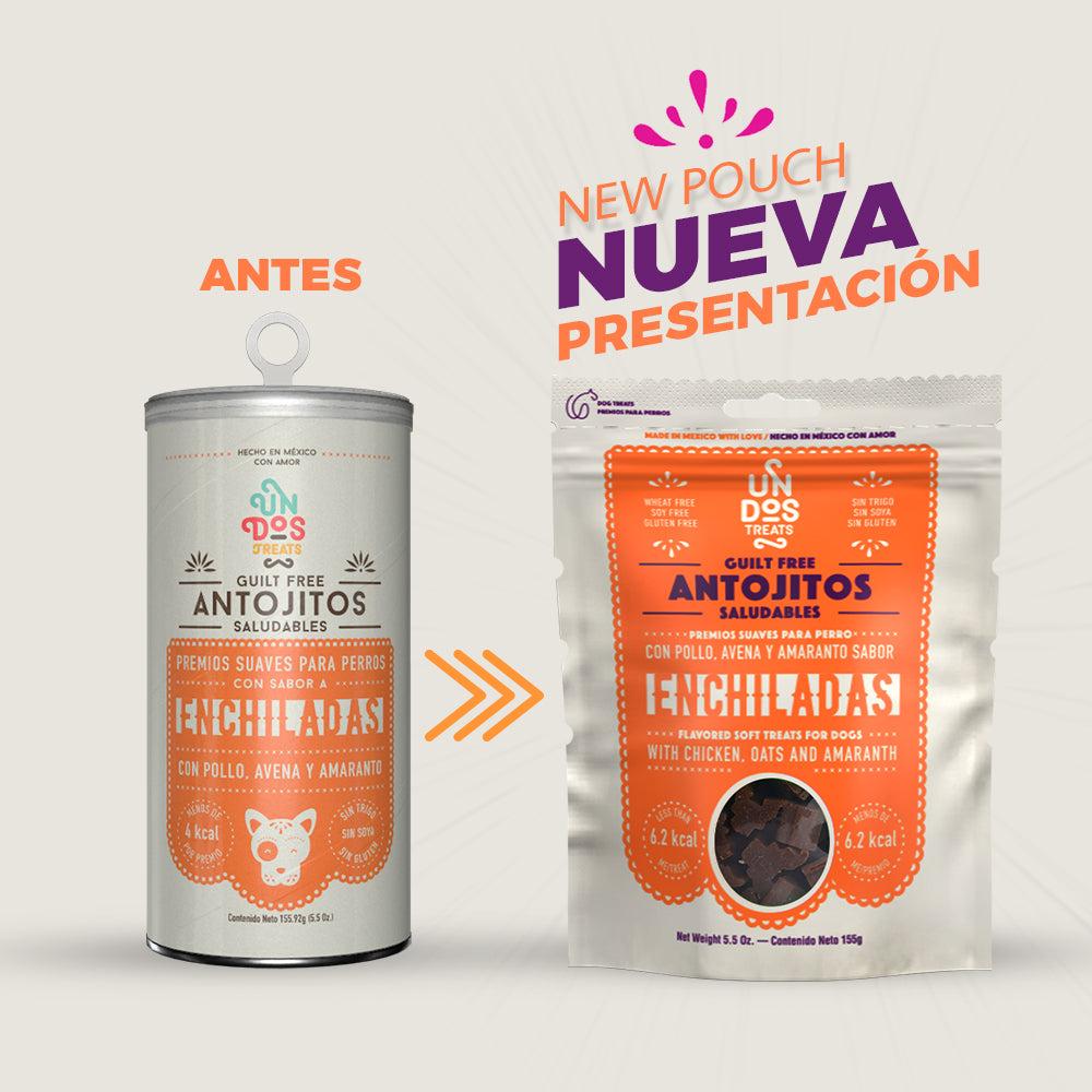 Foto 7 | Antojitos Saludables Para Perro Un Dos Treats Enchiladas 155 Gr