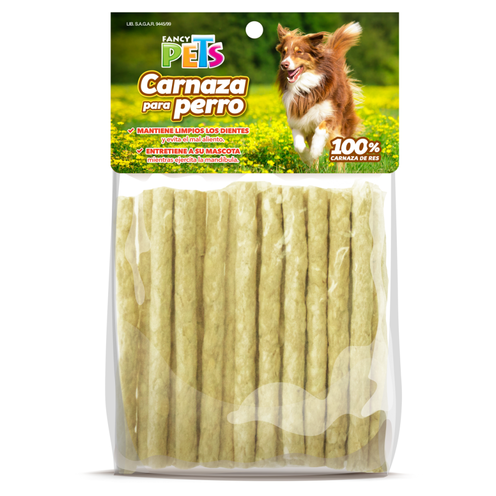 Foto 2 pulgar | Palitos Carnaza Fancy Pets sabor Res Naturales 20 Piezas para Perro