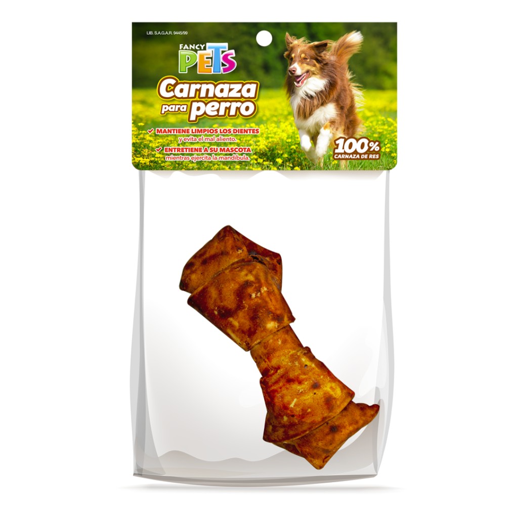 Foto 1 | Hueso de Carnaza Sabor Tocino 10-13 Cm - 1 Pz - Natural Fancy Pets