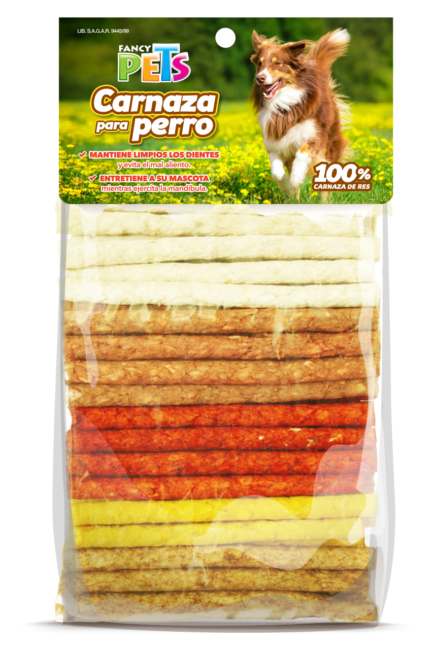 Palitos de Carnaza para Perro Fancy Pets Sabores Variados 100 Piezas
