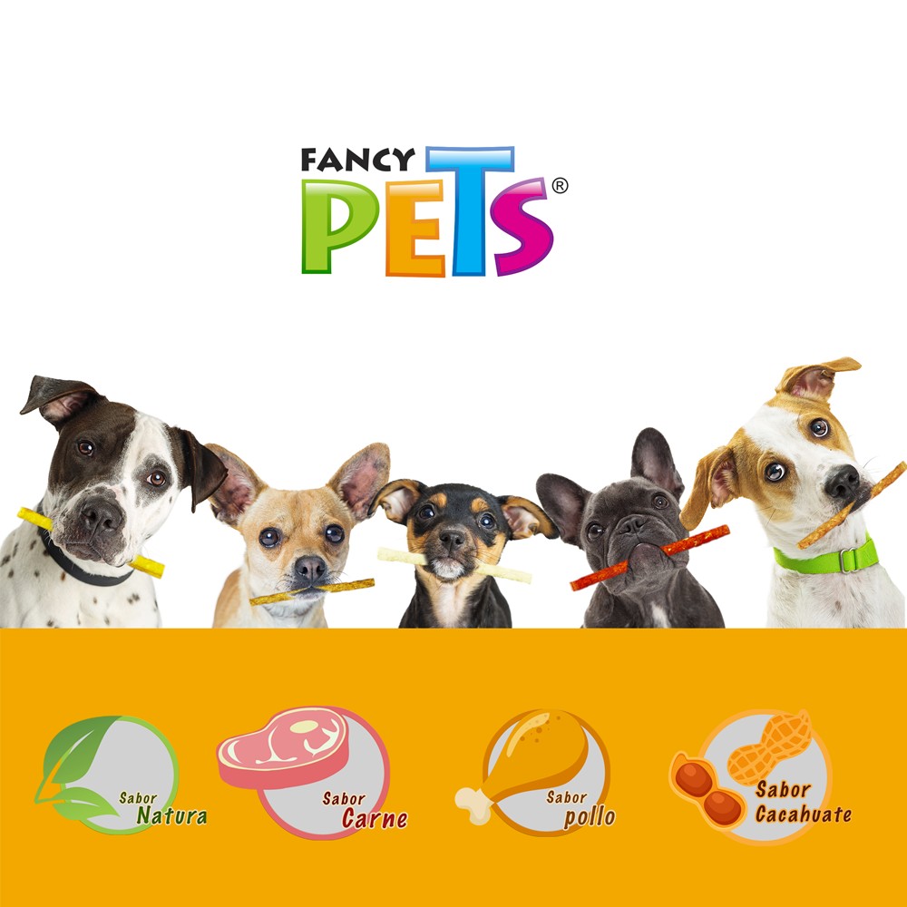 Foto 5 pulgar | Palitos de Carnaza para Perro Fancy Pets Sabores Variados 100 Piezas