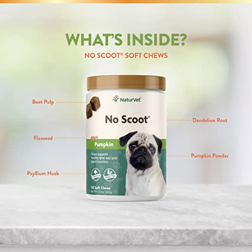 Foto 4 pulgar | Suplemento Naturvet No Scoot Para Perros, 120 Comprimidos Masticables - Venta Internacional.