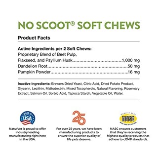 Foto 6 | Suplemento Naturvet No Scoot Para Perros, 120 Comprimidos Masticables - Venta Internacional.