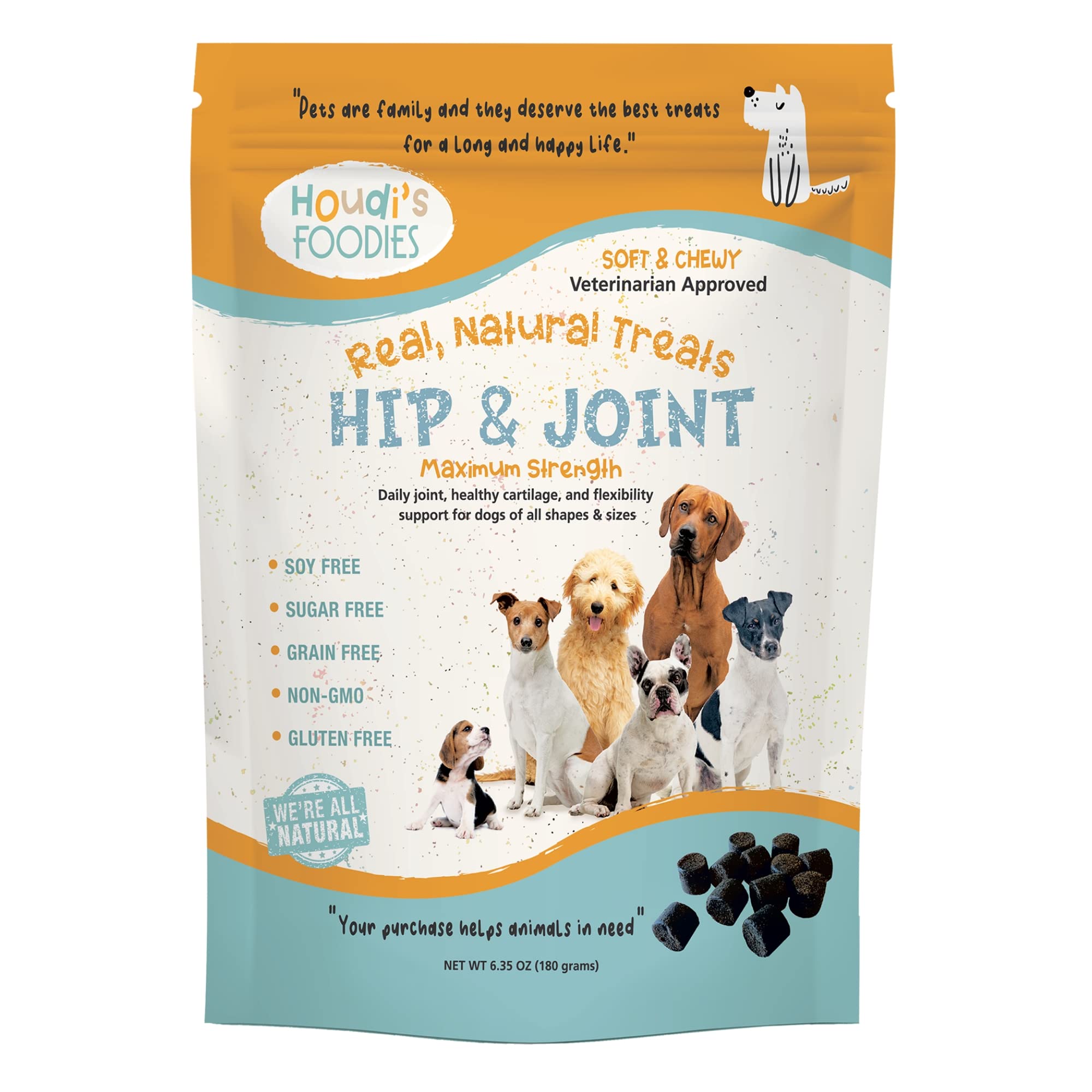 Golosinas Para Perros North American Herb & Spice Houdi's Foodies Hip & Joint - Venta Internacional.