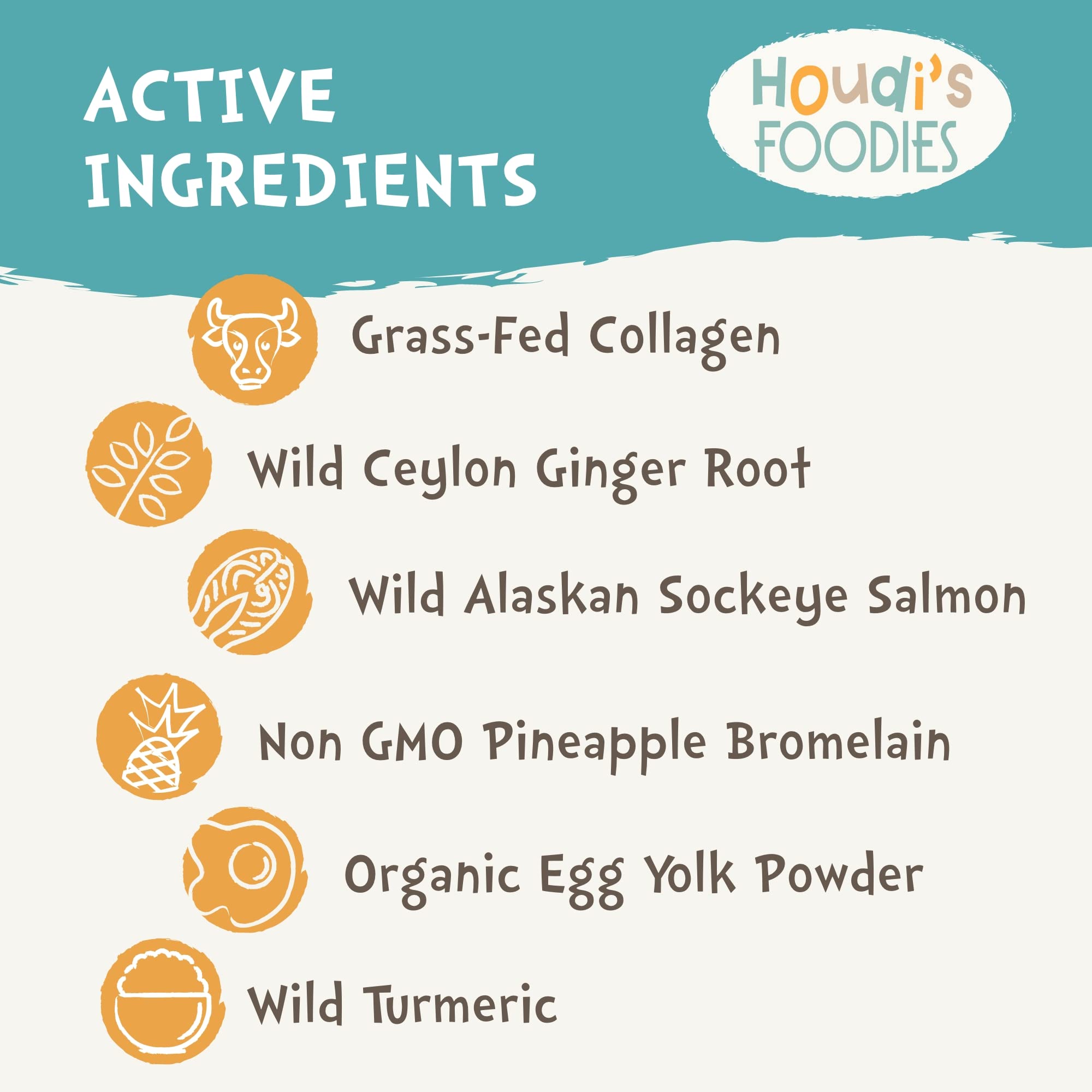 Foto 5 pulgar | Golosinas Para Perros North American Herb & Spice Houdi's Foodies Hip & Joint - Venta Internacional.