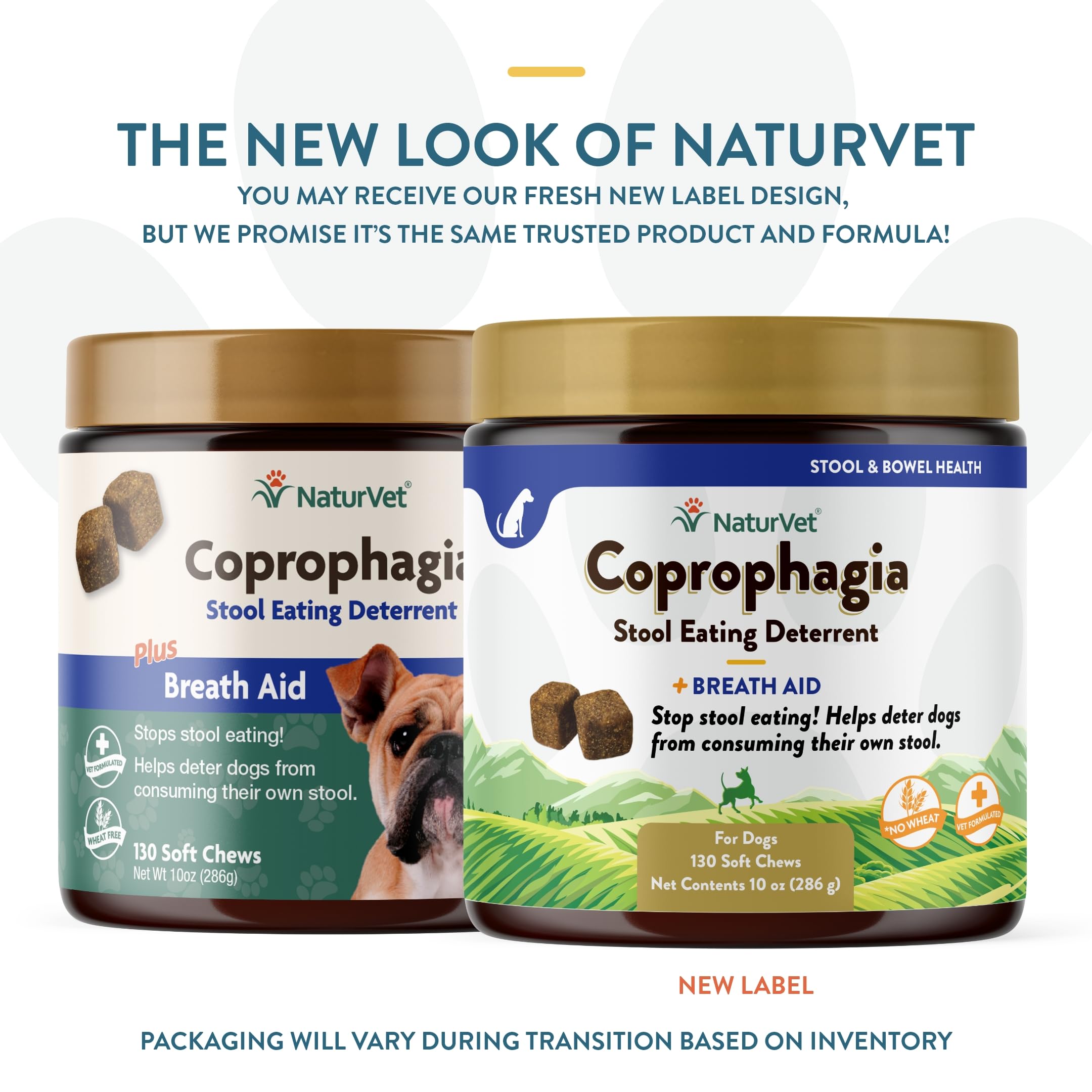 Foto 2 | Disuasorio Para Comer Heces Naturvet, Coprofagia Para Perros, 130 Masticables - Venta Internacional.