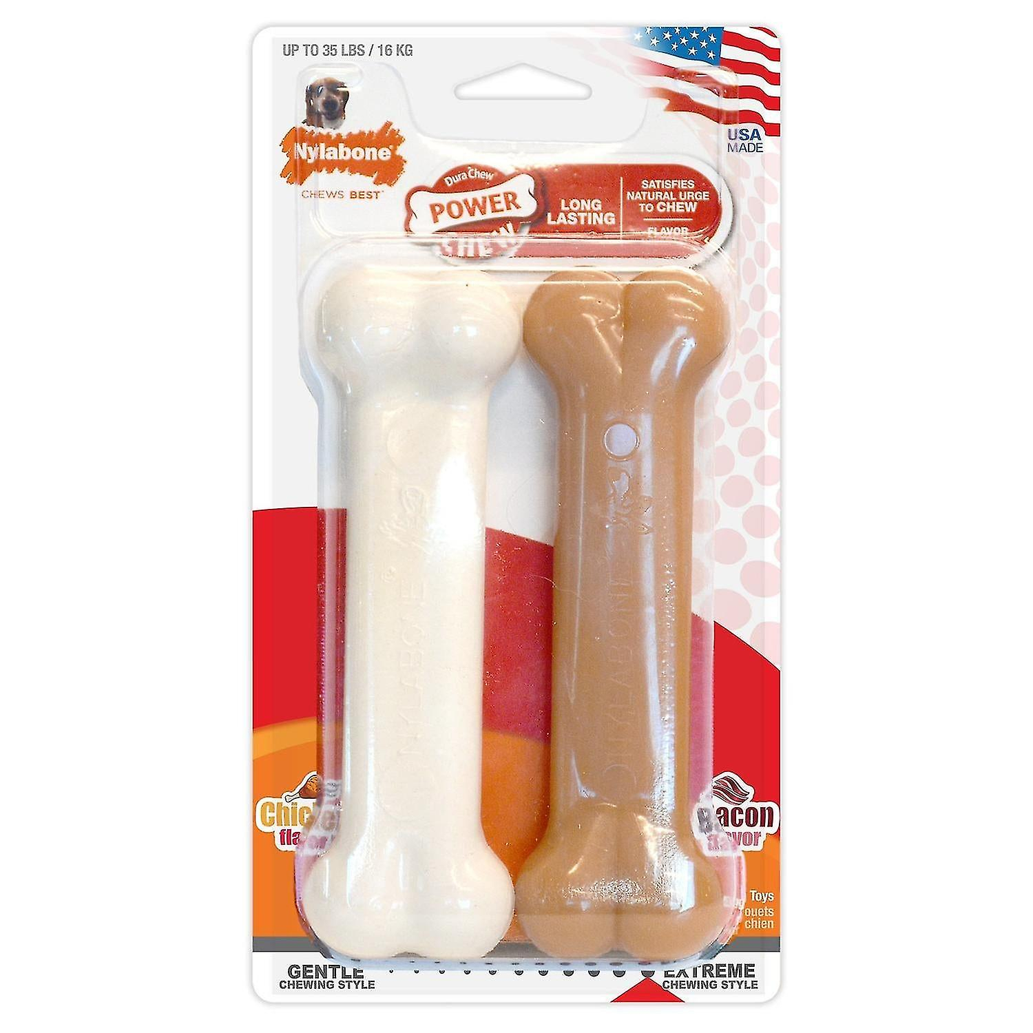 Juguete Masticable Para Perros Huoguo Dura Chew, Paquete Doble Para Perros Medianos - Venta Internacional.