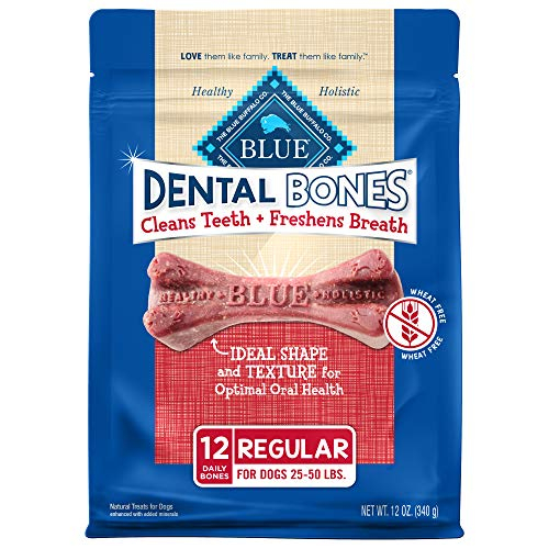 Golosinas Para Perros Blue Buffalo Dental Bones Regular 340 G - Venta Internacional.