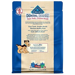 Foto 2 | Golosinas Para Perros Blue Buffalo Dental Bones Regular 340 G - Venta Internacional.