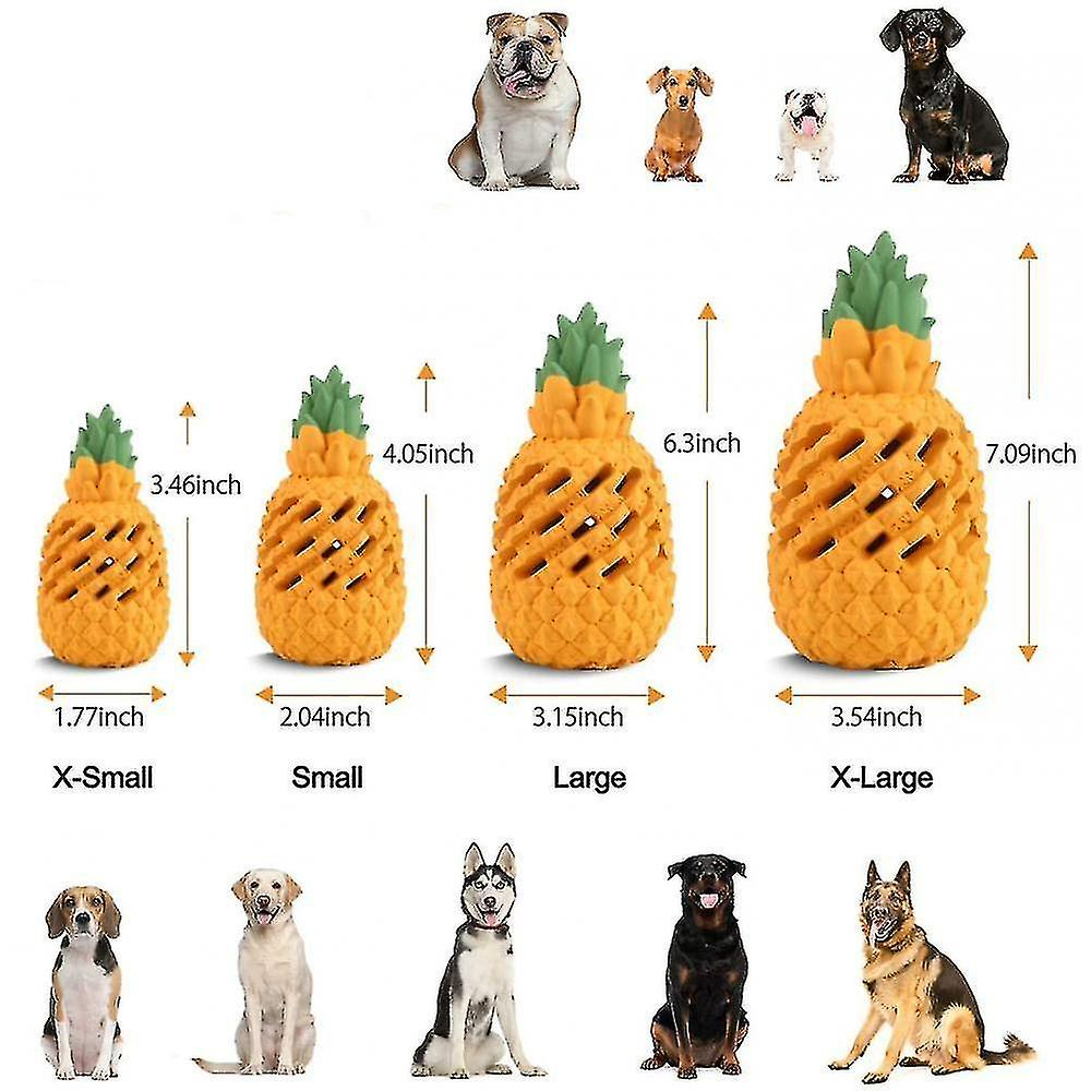 Foto 2 | Cepillo De Dientes Huoguo, Juguete Masticable Para Perros Medianos, Piña - Venta Internacional.