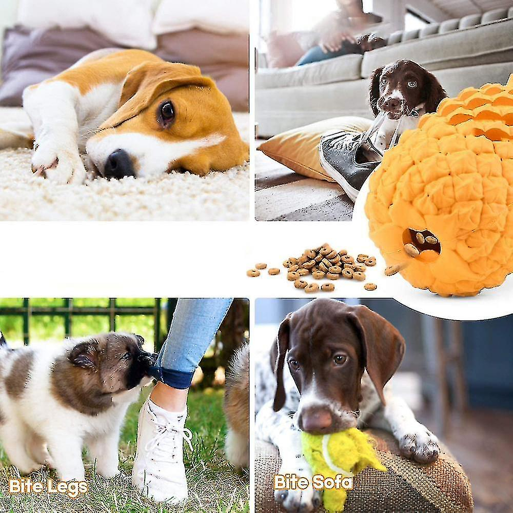 Foto 4 pulgar | Cepillo De Dientes Huoguo, Juguete Masticable Para Perros Medianos, Piña - Venta Internacional.