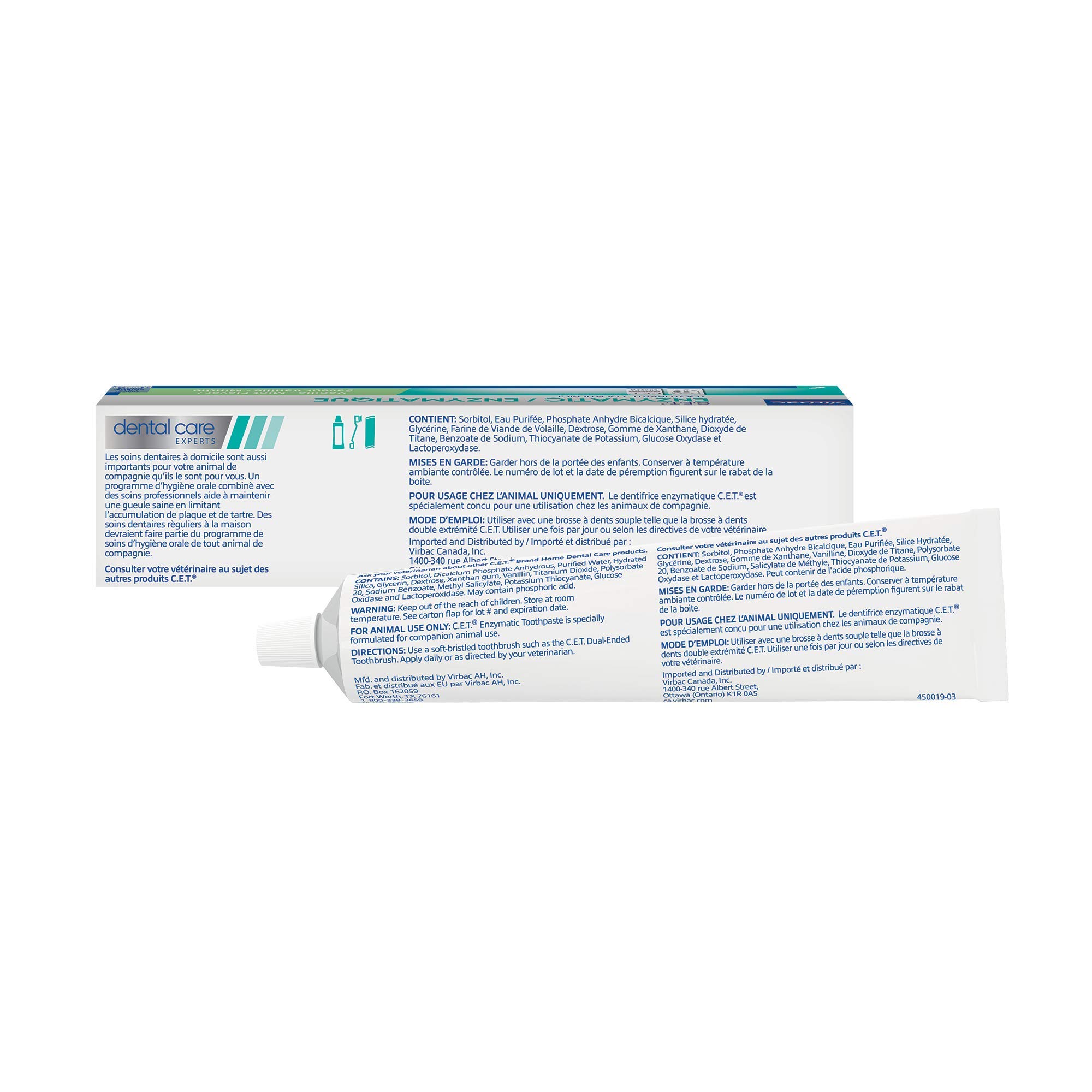 Foto 4 pulgar | Pasta De Dientes Virbac C.e.t. Enzymatic Dental Care 75ml Vanilla Mint - Venta Internacional.