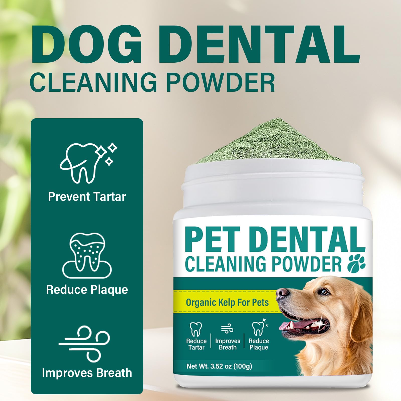 Foto 3 pulgar | Polvo Limpiador De Dientes Para Perros Fancy Pets, 100 G, Para El Mal Aliento - Venta Internacional.