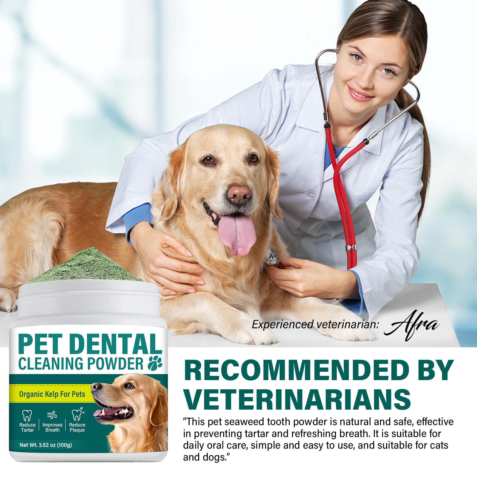 Foto 7 | Polvo Limpiador De Dientes Para Perros Fancy Pets, 100 G, Para El Mal Aliento - Venta Internacional.