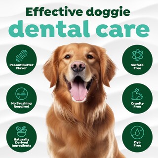 Foto 4 | Gel Dental Tropiclean Sin Cepillar Con Mantequilla De Cacahuete, 120 Ml, Para Perros - Venta Internacional.