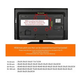Foto 2 | Soporte Tv Monitor Pantalla Televisión Vesa 14-42 Pulgadas T2396