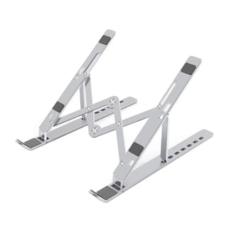 Foto 1 | Base Soporte Laptop Eo Safe Imports ESI-091 color Plata Plegable y Ajustable
