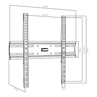 Foto 2 | Soporte Para Pantalla Taika Tk-fm2655 Vesa Max 400x400 -30kg 26''-55''