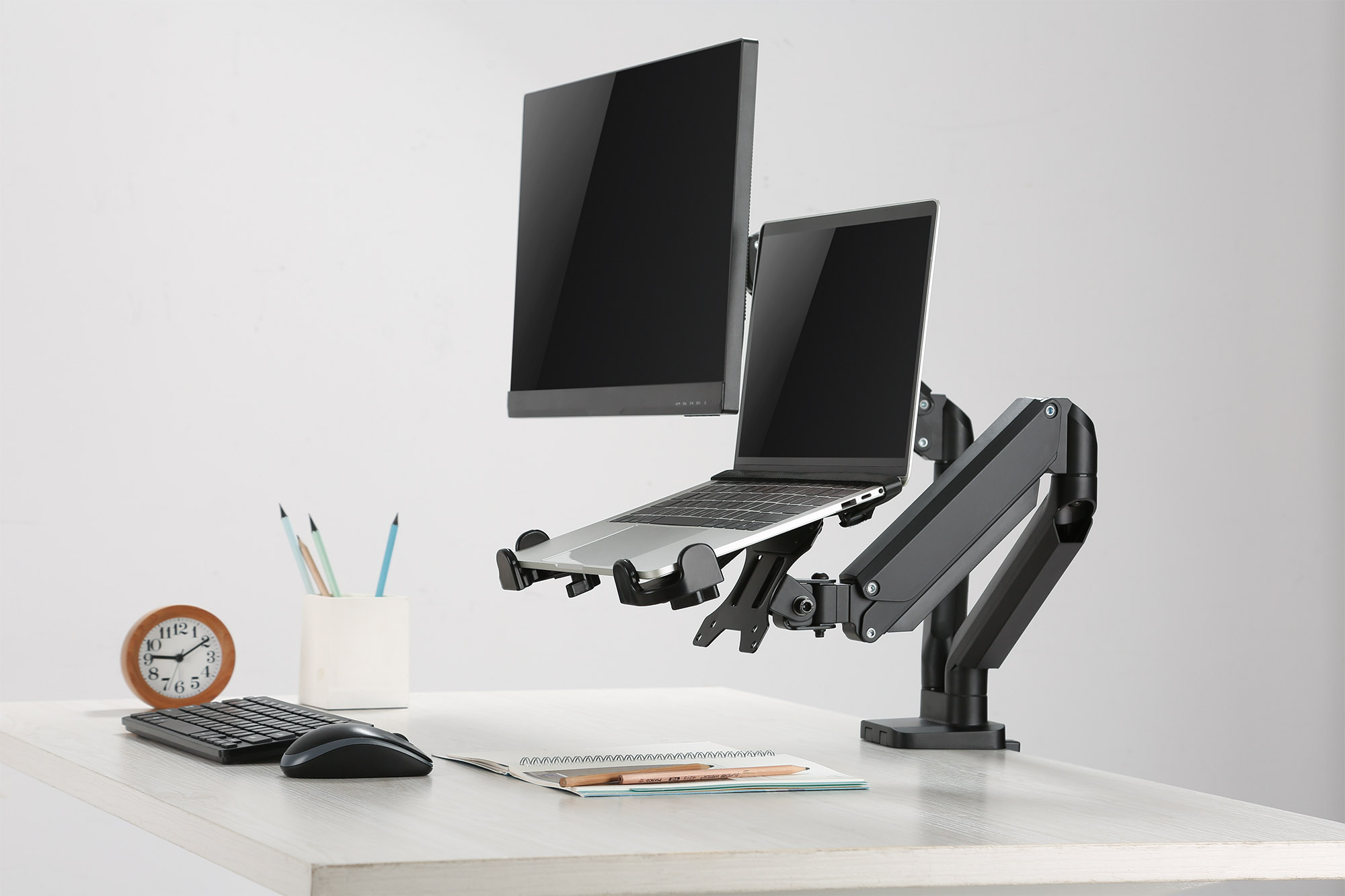 Foto 9 pulgar | Soporte para Laptop Vesa Manhattan 462211 color Negro 11'' a 17'' 4 kg