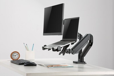 Foto 8 | Soporte para Laptop Vesa Manhattan 462211 color Negro 11'' a 17'' 4 kg