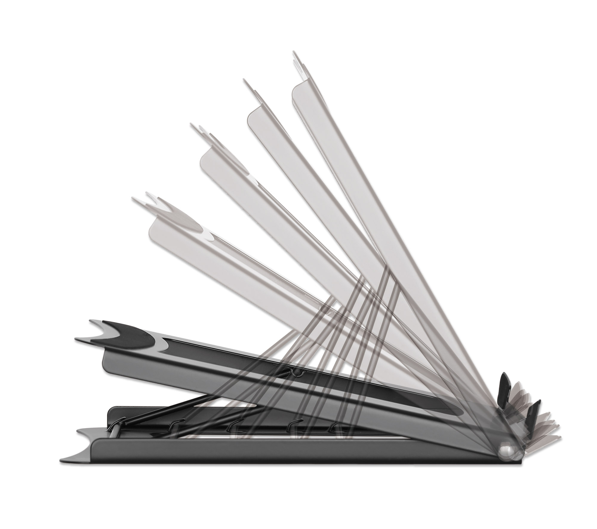 Foto 4 | Soporte Ajustable para Laptops Manhattan 462129 color Negro 5 kg Plegable