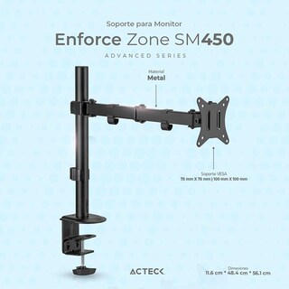 Foto 2 | Soporte para Pantalla Acteck Sm450 color Negro