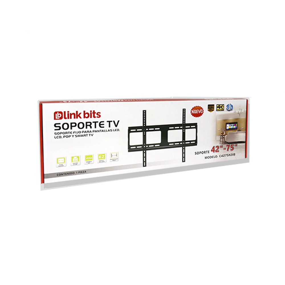 Foto 2 | Soporte para Pantalla Link Bits C4275n31b color Negro