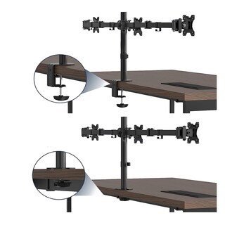 Foto 5 | Soporte Articulado para 3 Monitores de 14 a 32 " Elegate color Negro