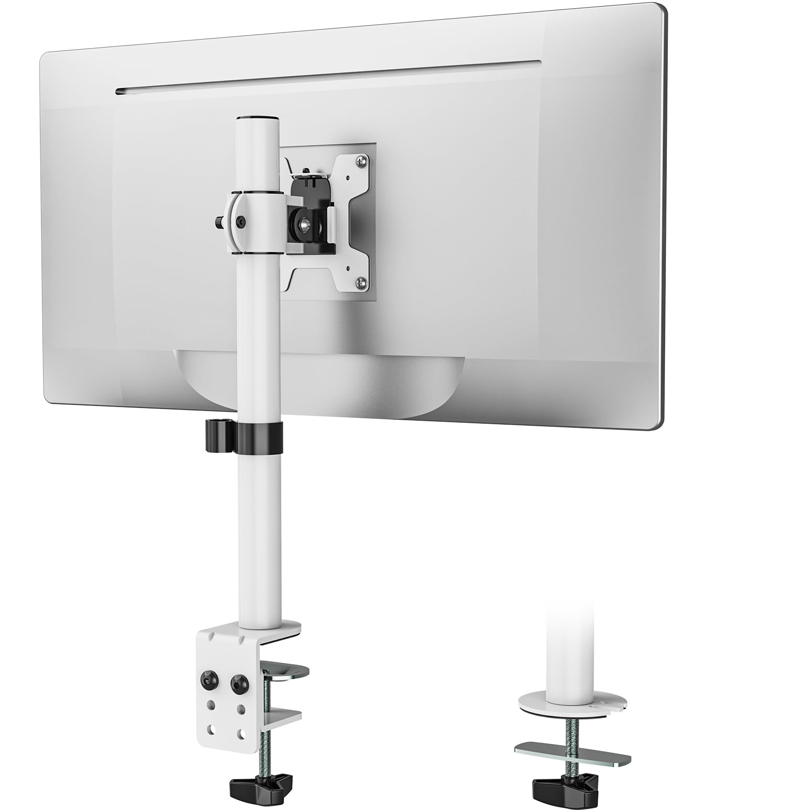 Soporte de Monitor Wali M001s-w para 1 Pantalla de Hasta 32 Pulgadas Blanco - Venta Internacional