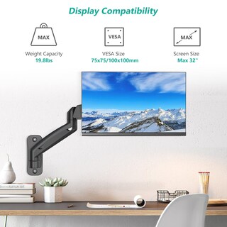 Foto 2 | Soporte De Pared Para Monitor Wali Gswm001 para 1 Pantalla de Hasta 32 Pulgadas - Venta Internacional